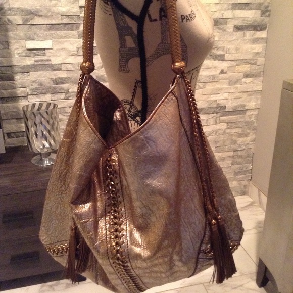 Roberto Cavalli Handbags - Roberto Cavalli- Boho Large Shoulder Bag, 16"x21"